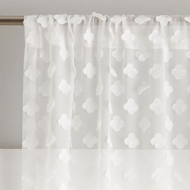Cloud Sheer Curtain Panel (84"), Ivory (Single Panel) - Image 2