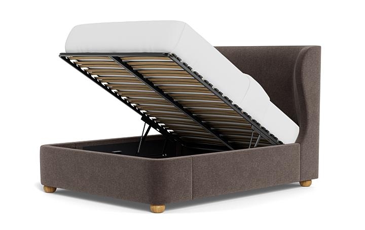 Maxwell Upholstered Bed with Storage Option - Image 2