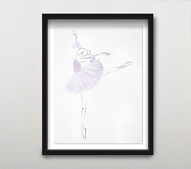 La Ballerina II Wall Art, Blush - Image 1