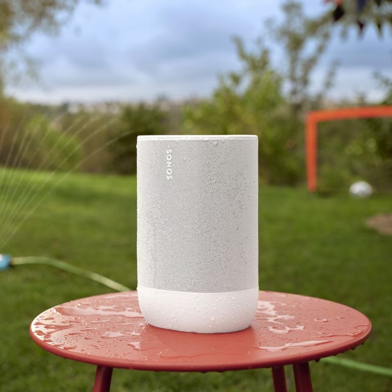 Sonos Move 2 White Portable Bluetooth Smart Speaker - Image 2