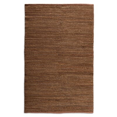 Allende Modern And Contemporary Natural Handwoven Leather Blend Area Rug - Image 0