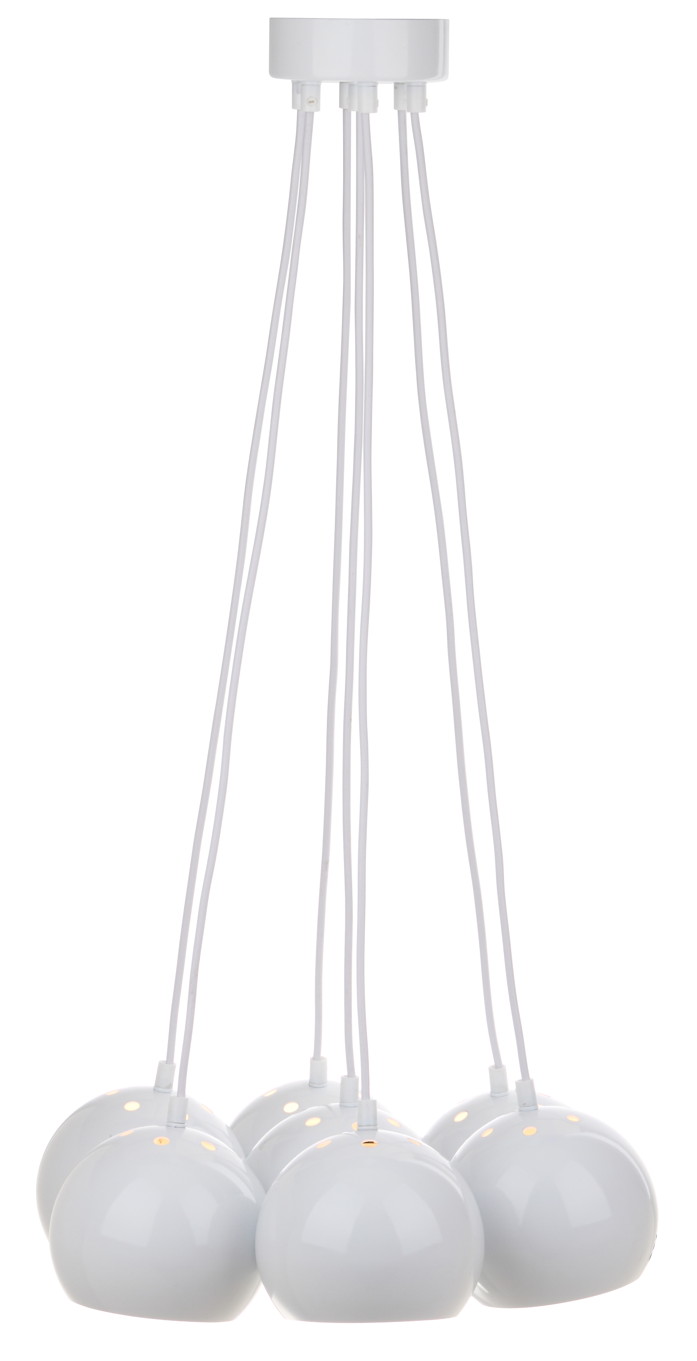 Rome Bearing 17.75-Inch Dia Adjustable Pendant Light - White - Safavieh - Image 1