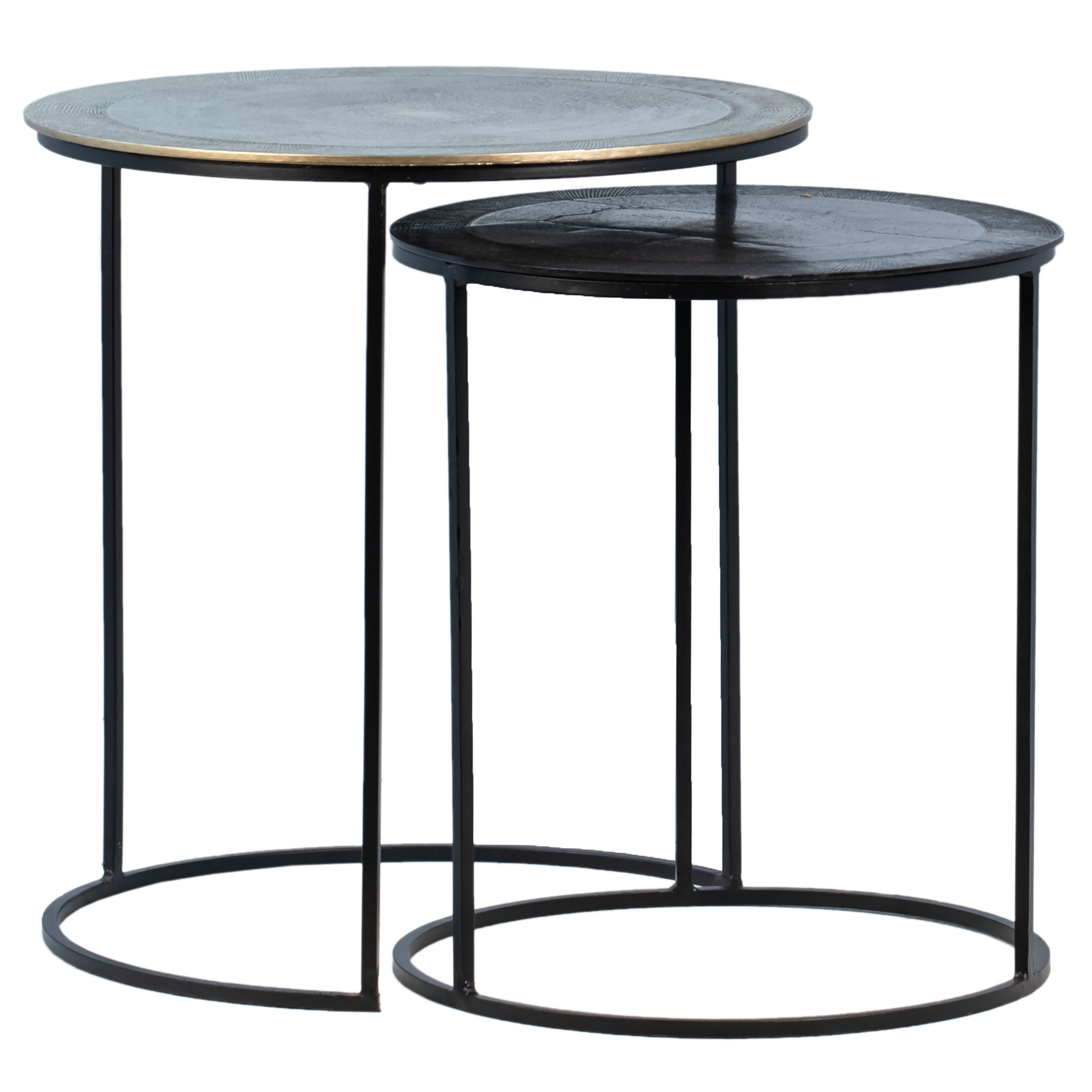 Azure Nesting Tables Set of 2 - Image 0