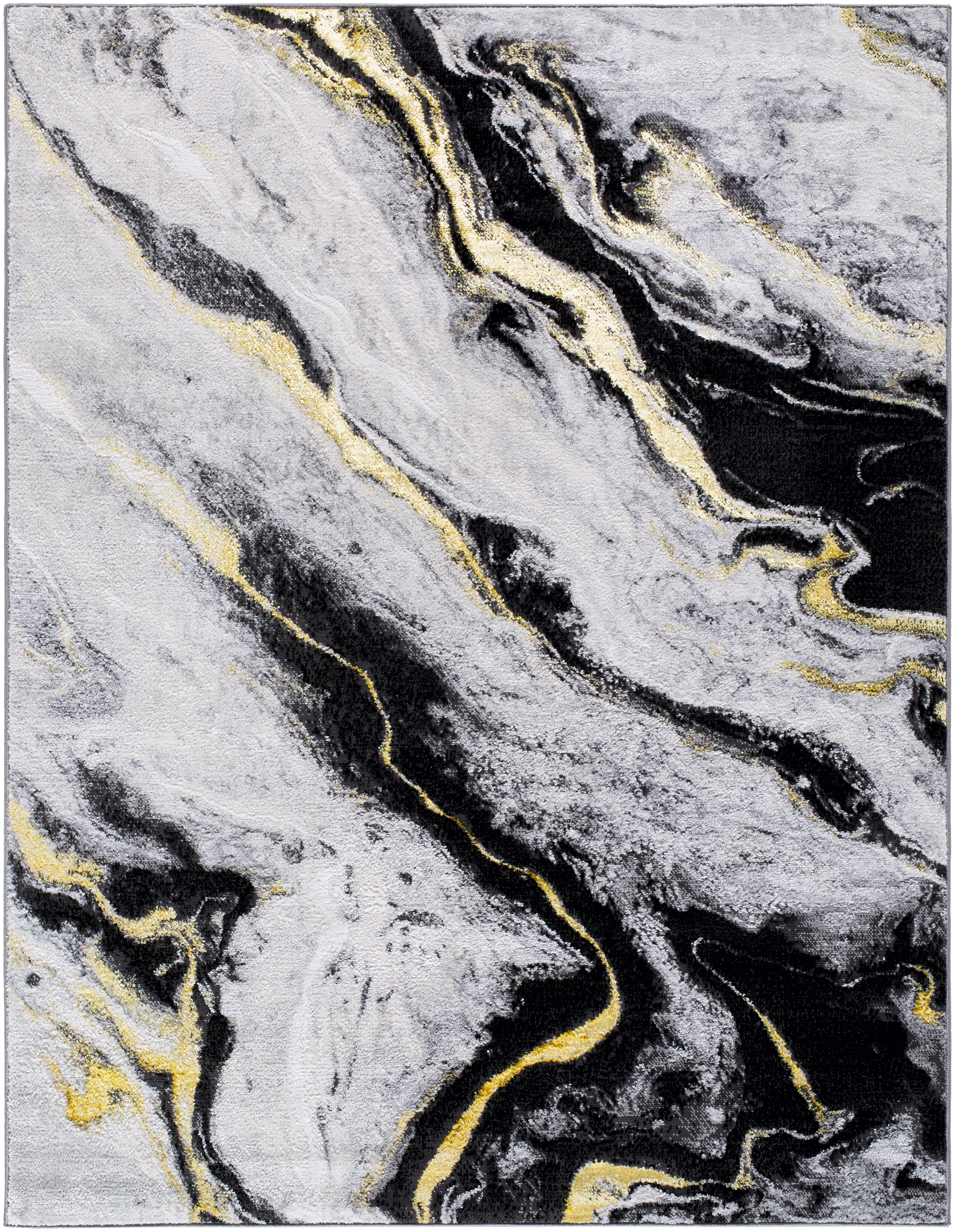 Sunrise Gray Indoor 2' x 2'11" Machine Woven Rug - Image 0