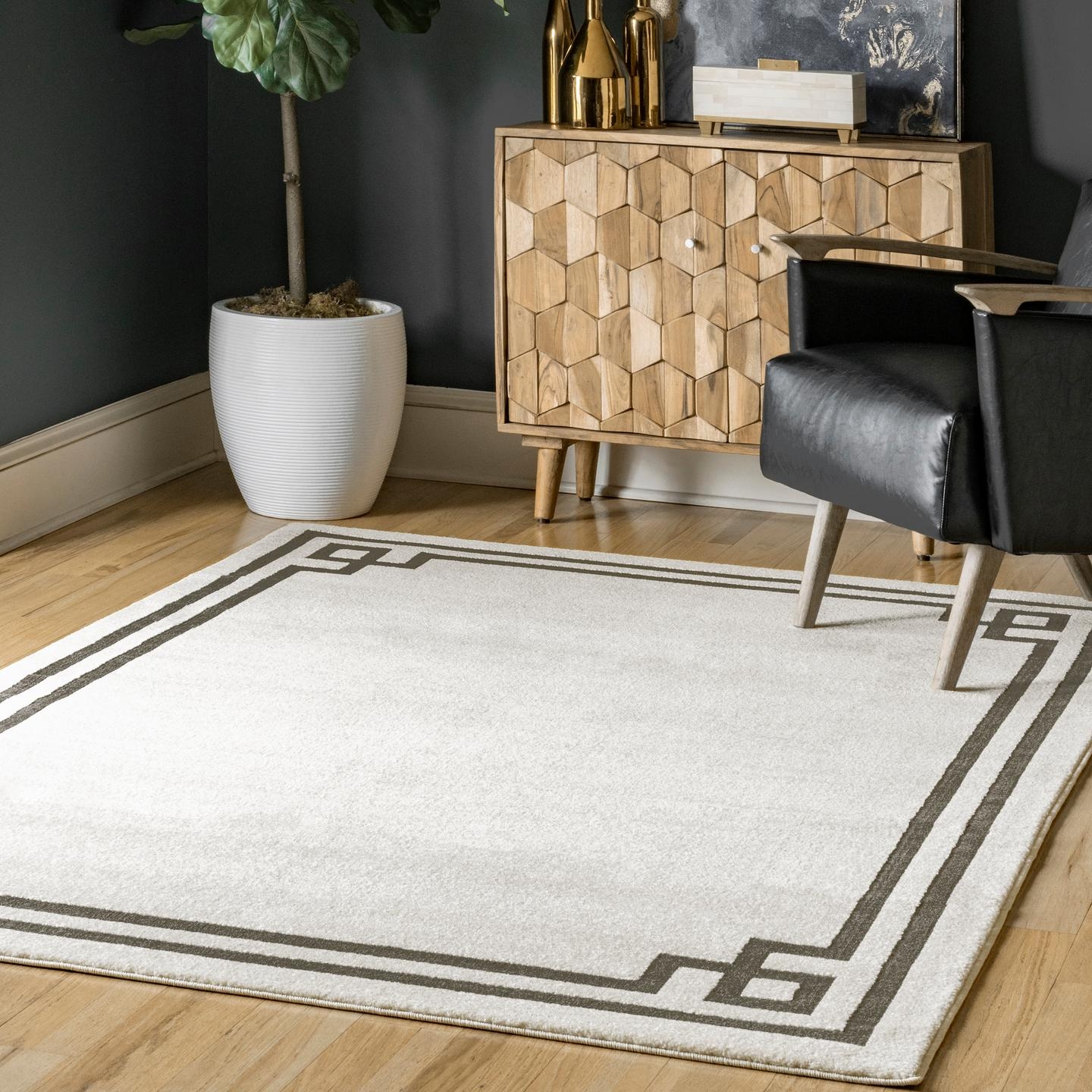 Imani Classic Border Area Rug - Image 0