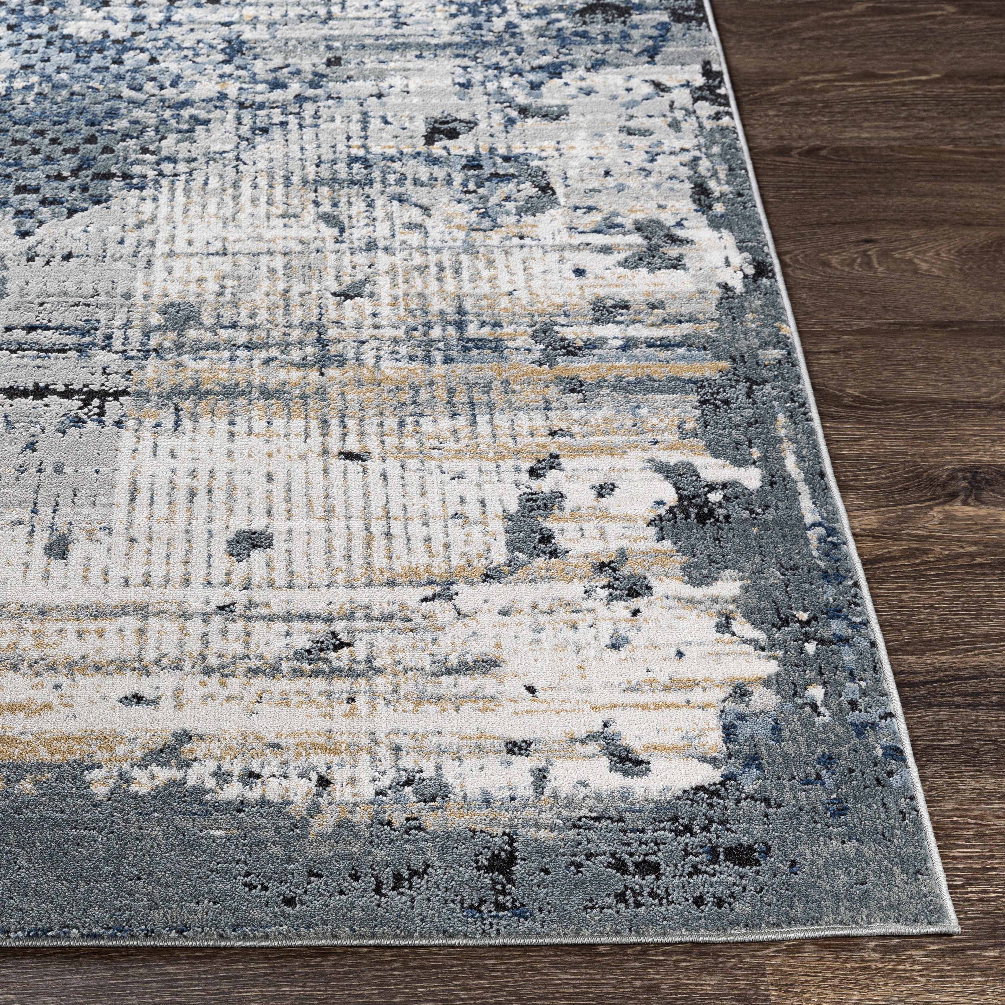 Jolie Gray Indoor 8'10" x 12' Machine Woven Rug - Image 2