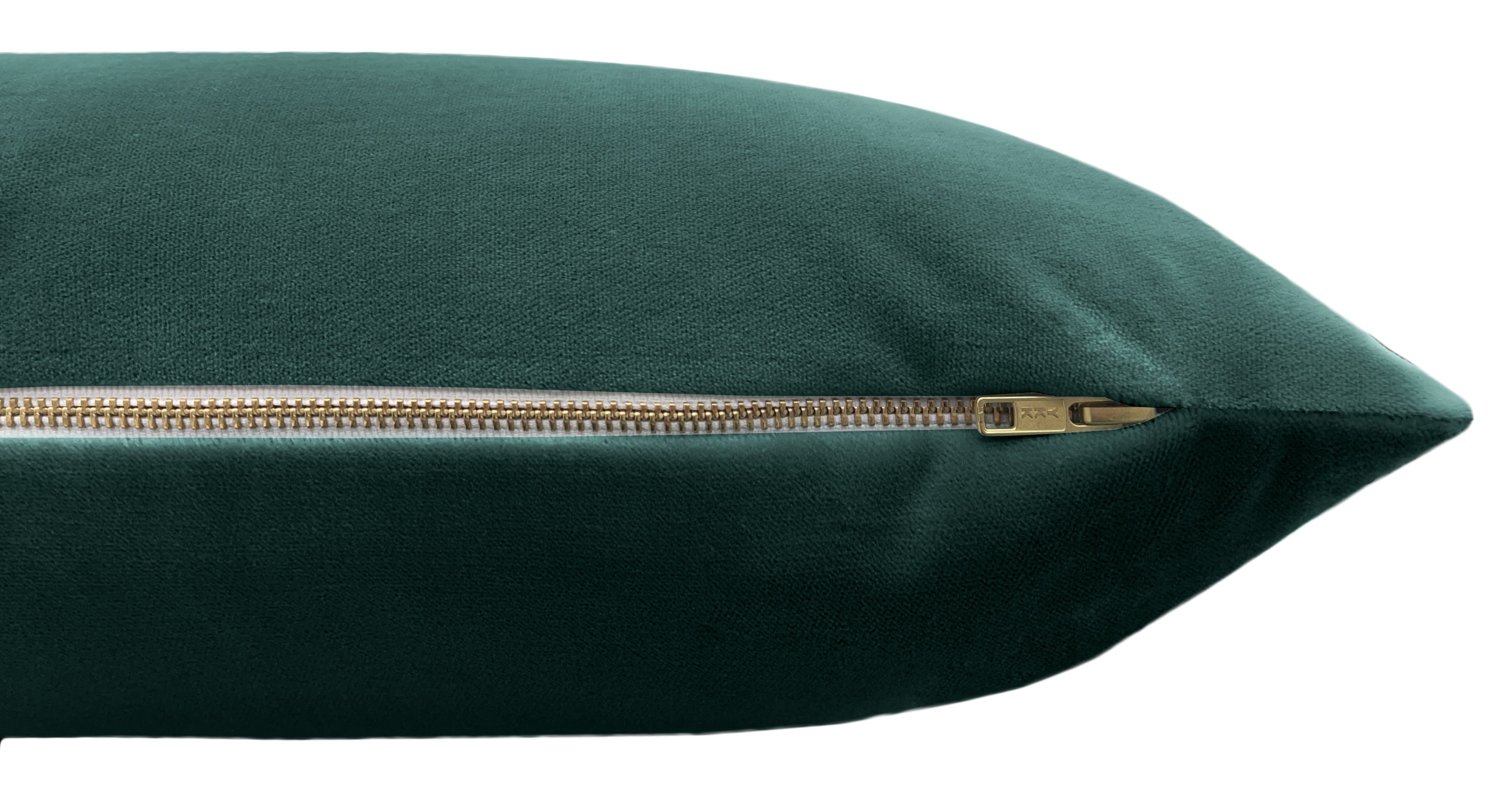 THE XL LUMBAR :: SOCIETY VELVET // AEGEAN - BY THE YARD - Image 1