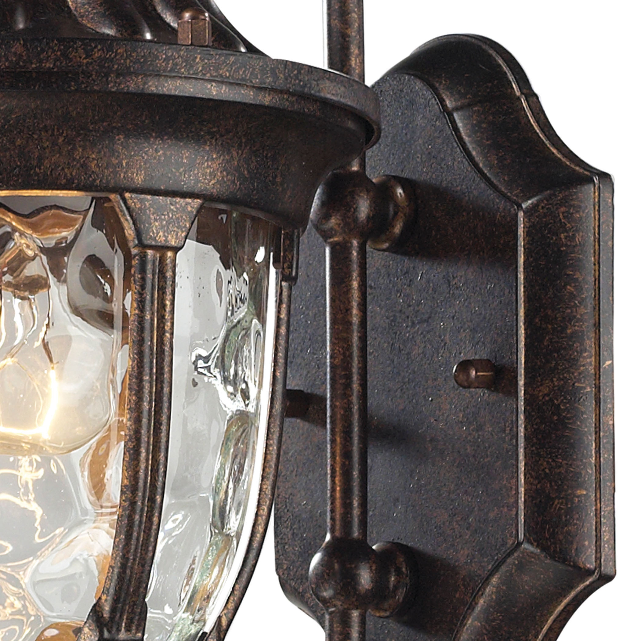 Glendale 14'' High 1-Light Outdoor Sconce - Regal Bronze - Image 3