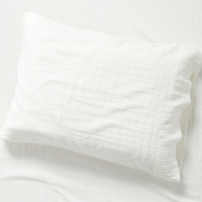 Supersoft Kids Pampas Ivory Gauze Organic Cotton Twin Sheet Set - Image 0