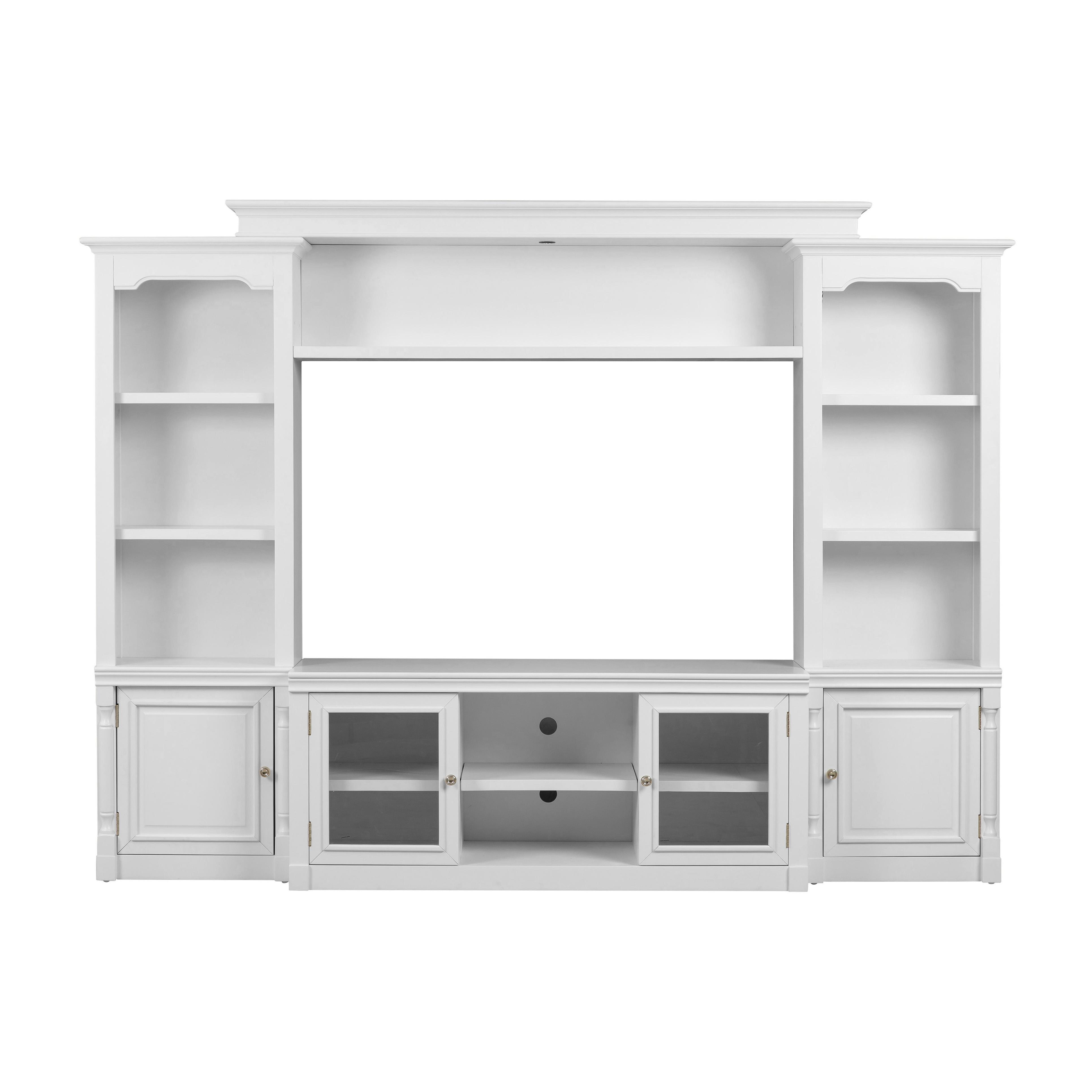 Virginia White Entertainment Center for TVs up to 65" - Image 1