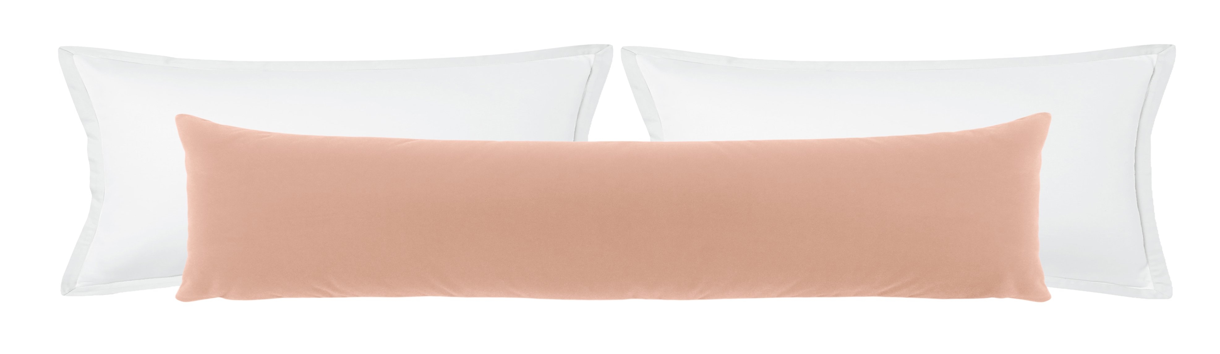 THE XL LUMBAR :: MOHAIR VELVET // BLUSH - 14" X 48" - Image 0