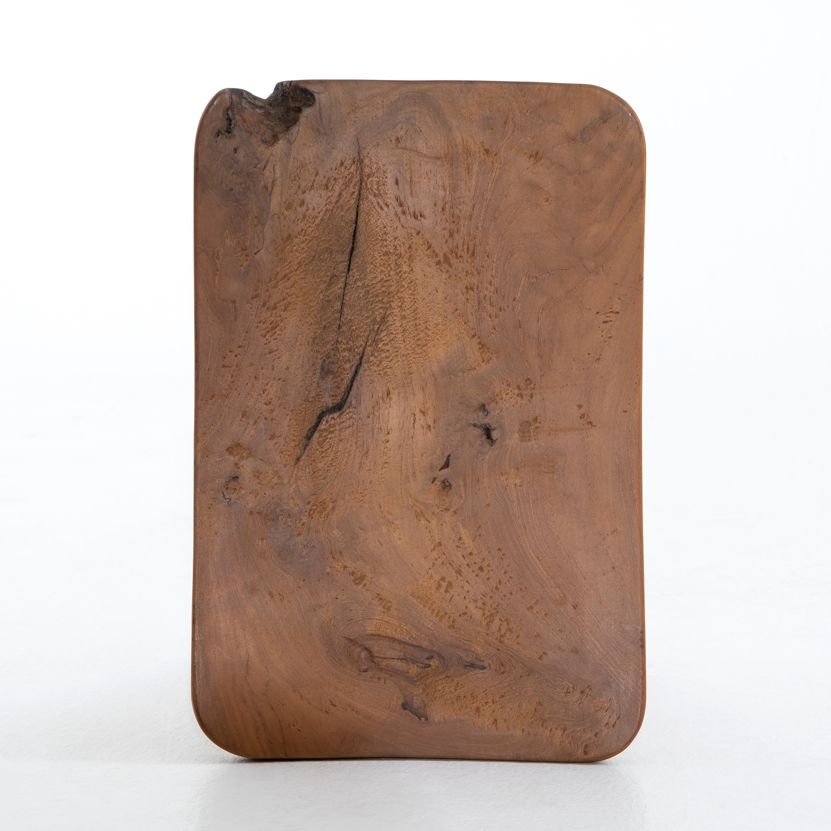Zuri Outdoor Stool - Aged Natural Teak - Image 6