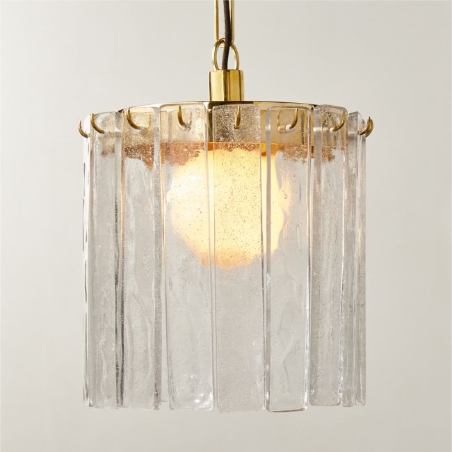 Celina Cast Glass Pendant Light 13.75" - Image 0