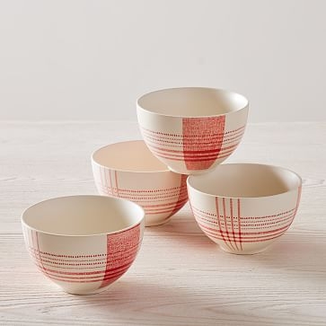 Novelty Cereal Bowl, Red - Image 1