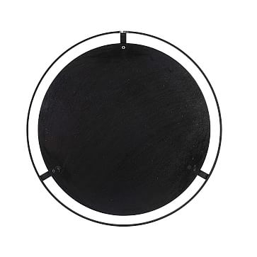 Timeless Round Wall Mirror, Black and Gold, 36" Diam - Image 3