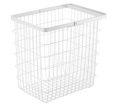 Yamazaki Wire Laundry Basket, Black - Image 4