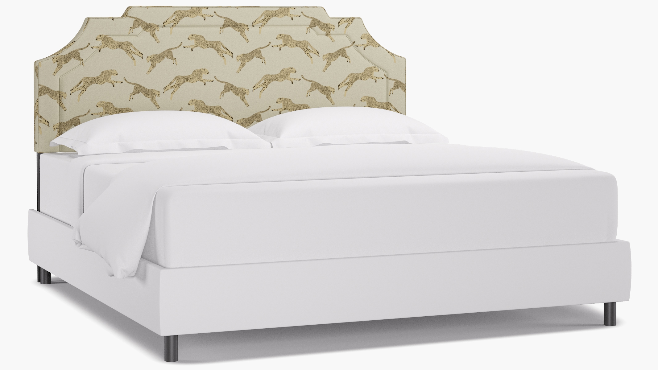 Art Deco Headboard, Desert Cheetah, King - Image 0