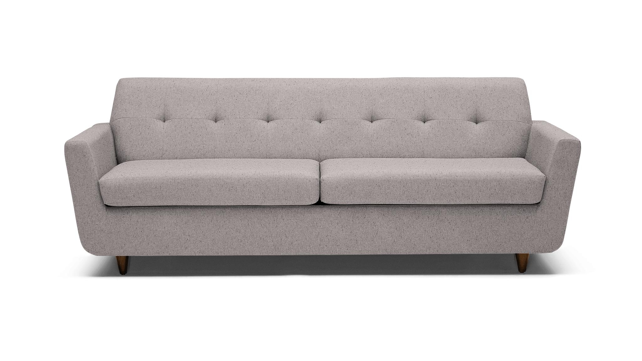 Gray Hughes Mid Century Modern Sleeper Sofa - Sunbrella Premier Wisteria - Mocha - Image 0