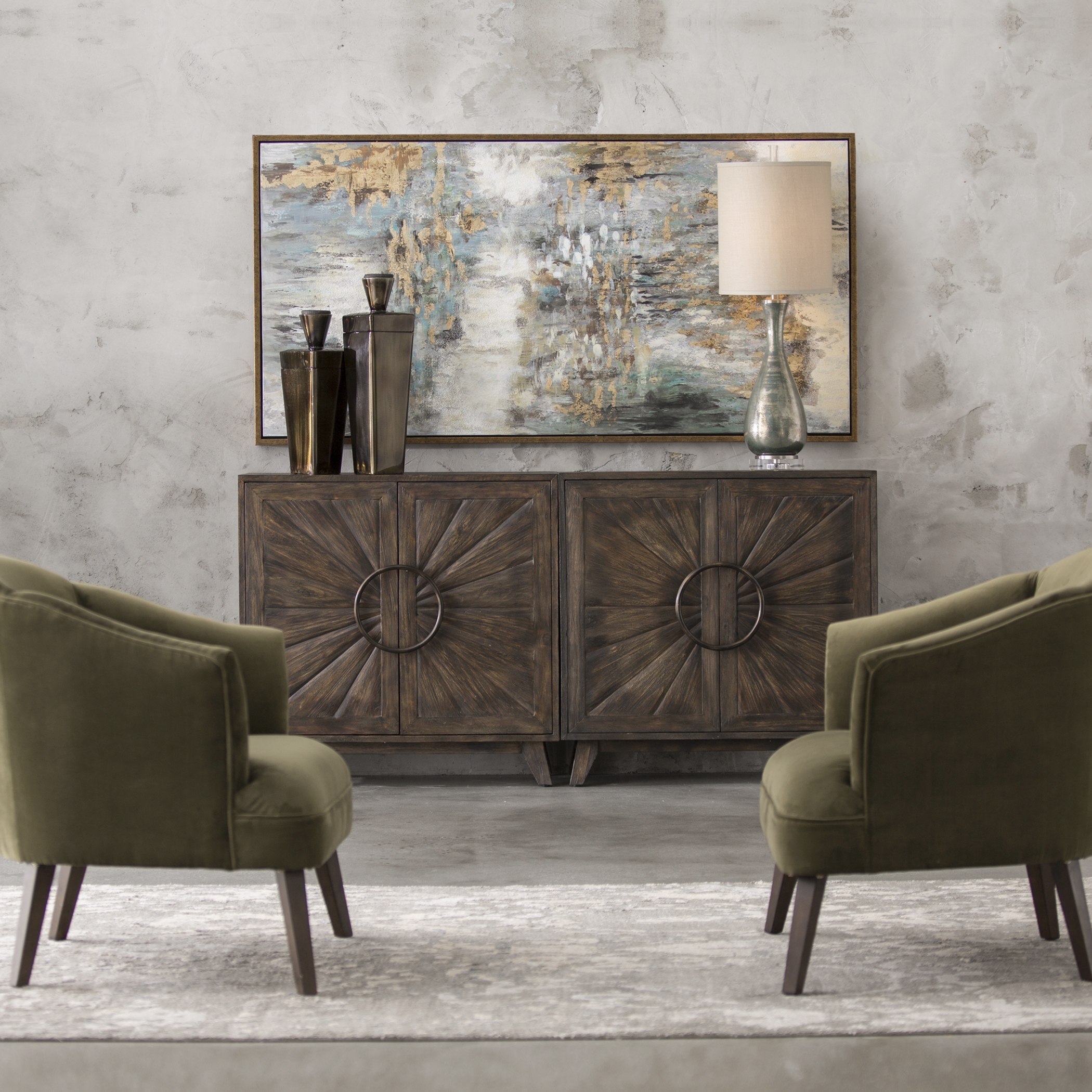 Behind The Falls Abstract Art - Image 1