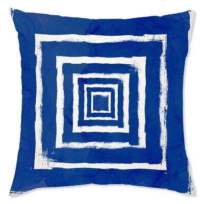 Tripper Geometric Square Pillow Cover & Insert - Image 0