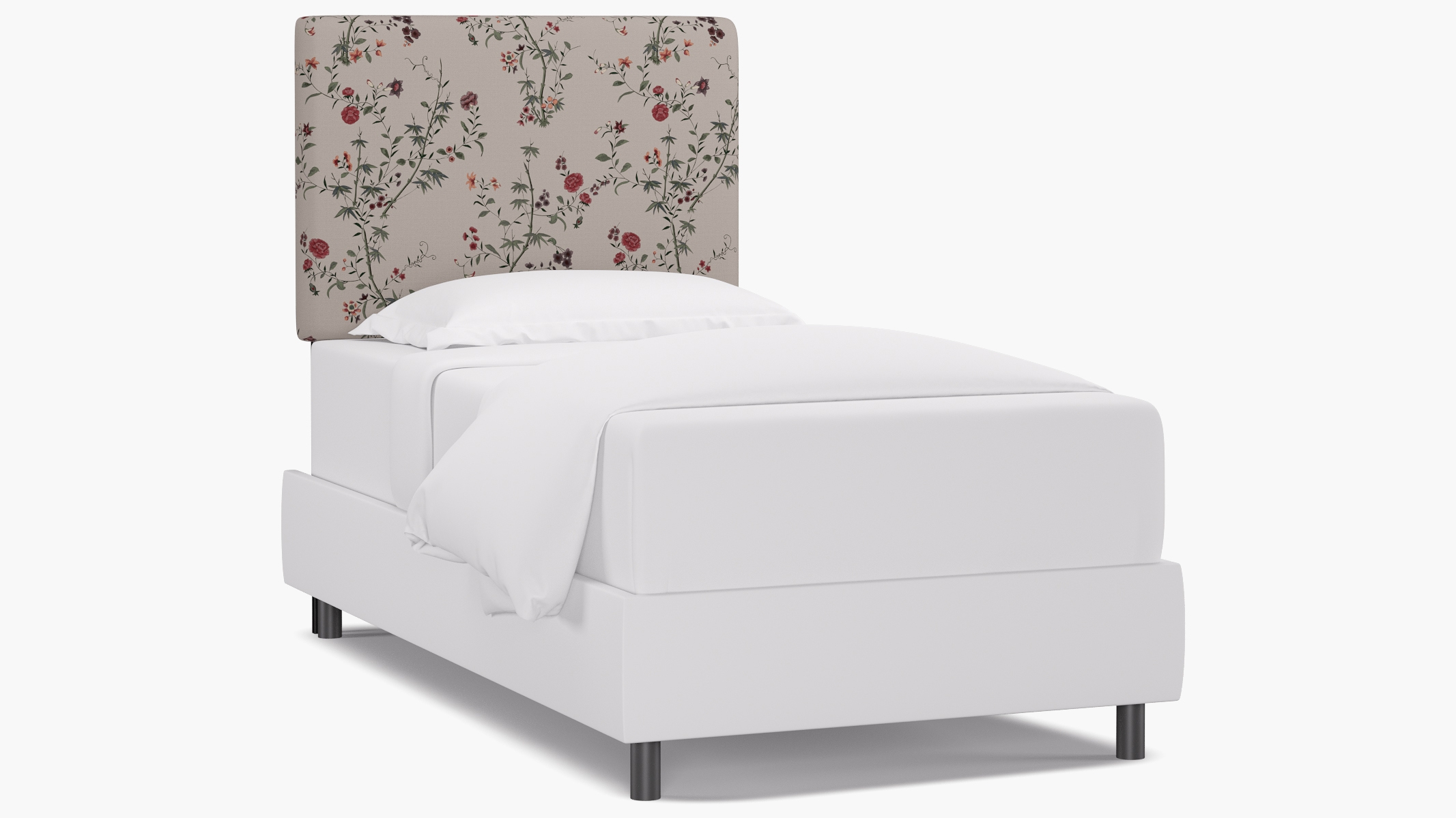 Square Back Headboard, Multi Bamboo Garden, Twin - Image 0