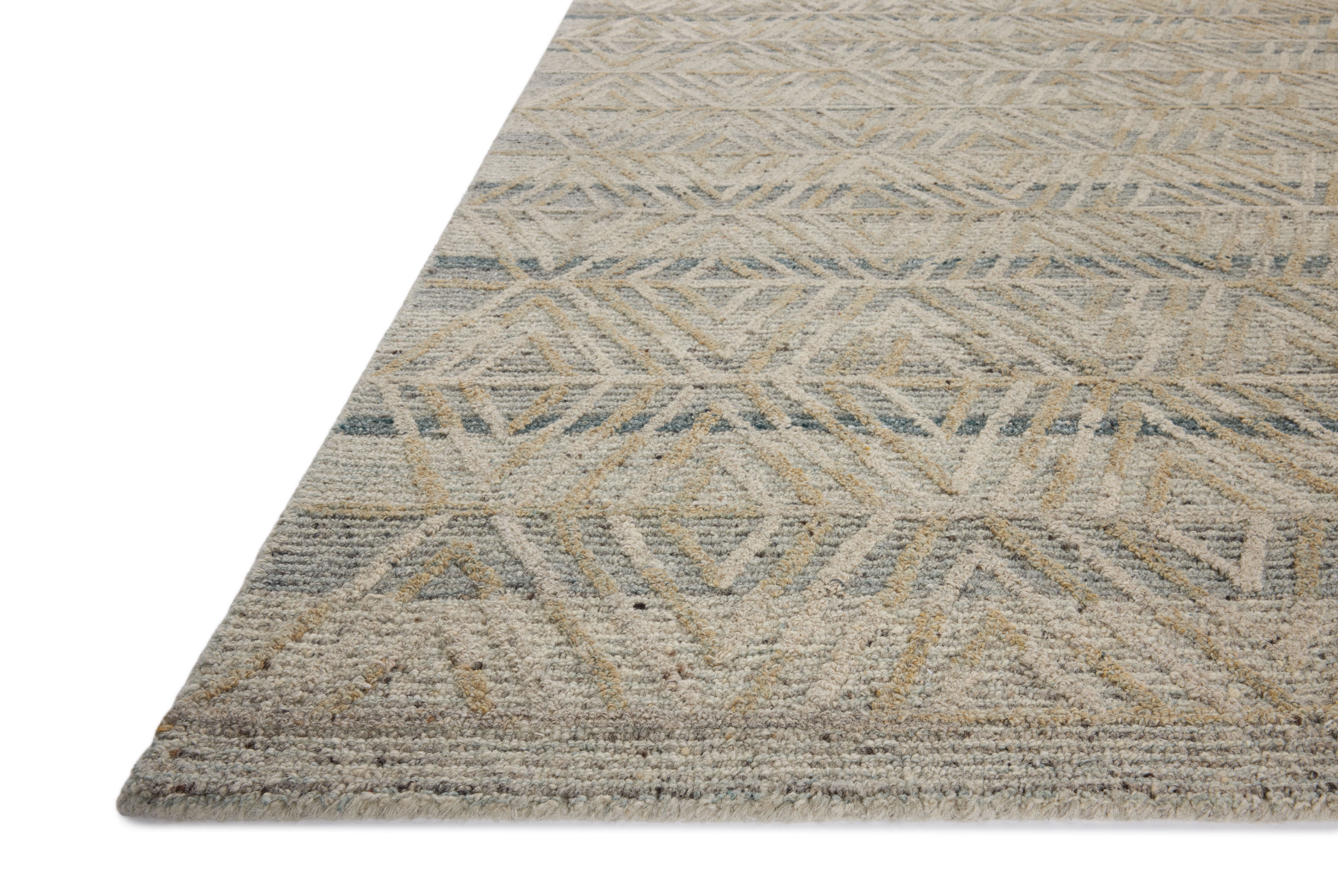 Loloi Elias Fog / Natural 2'-3" x 3'-9" - Image 1