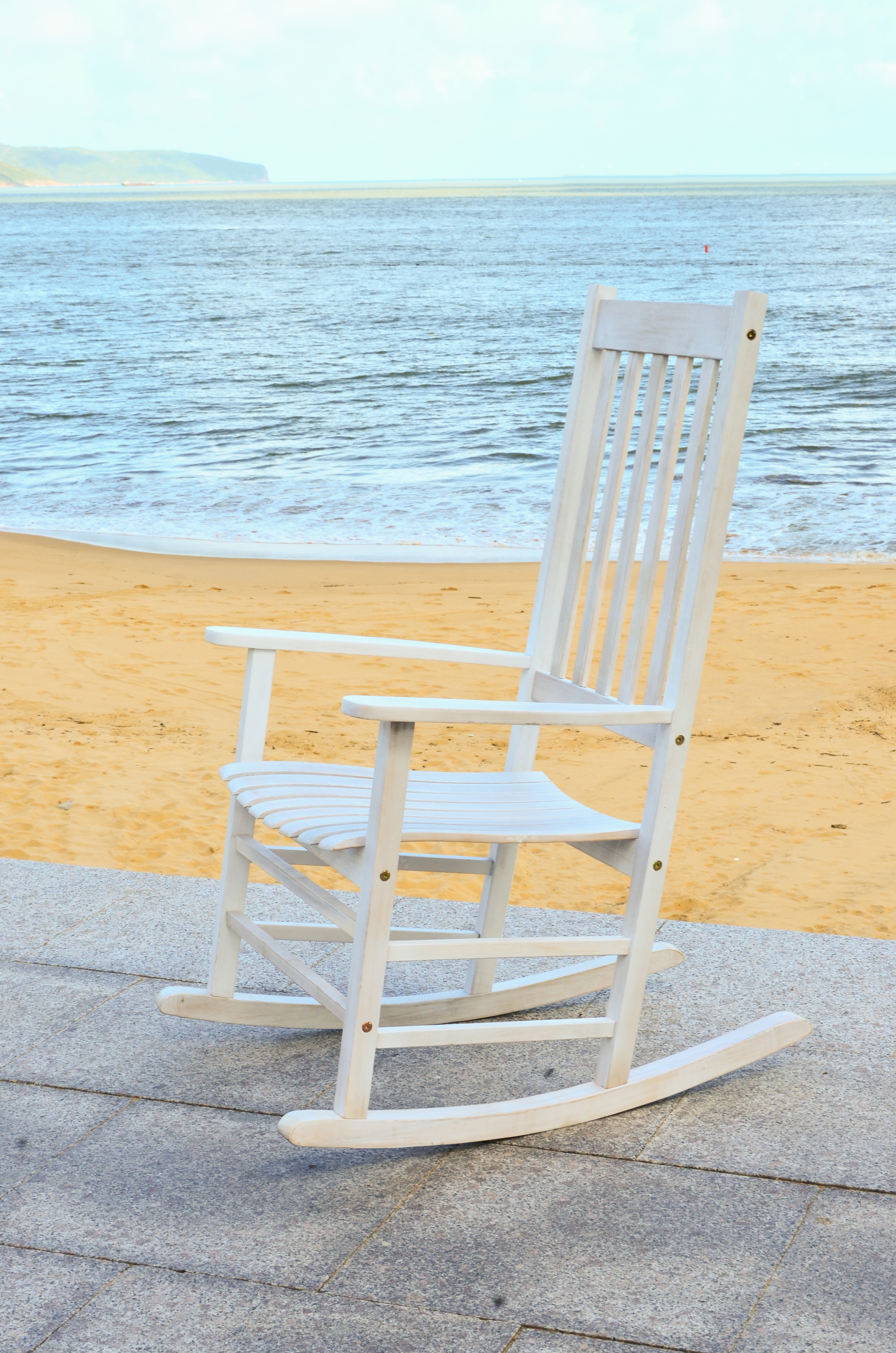 Shasta Rocking Chair - White Wash - Safavieh - Image 5