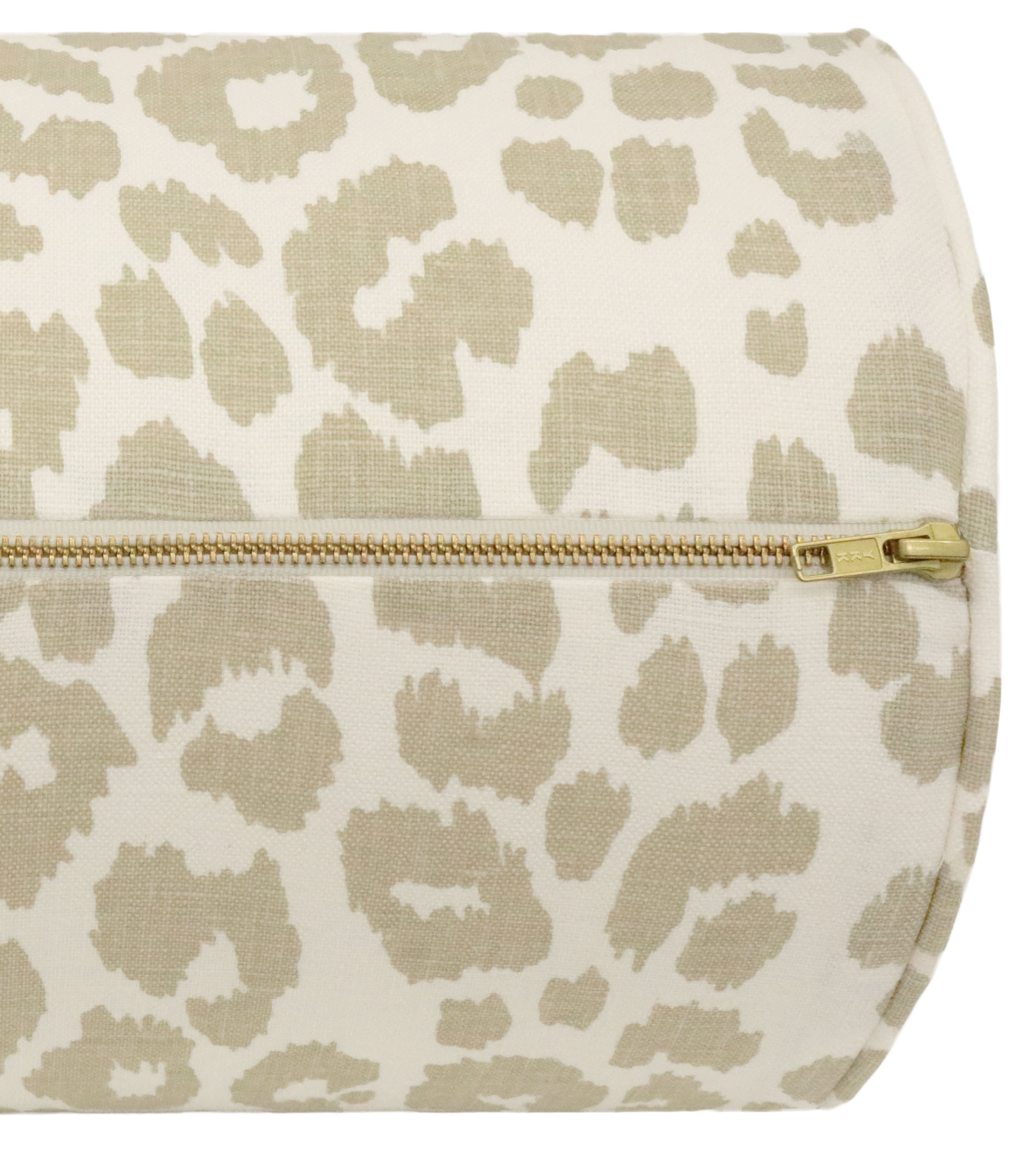 THE BOLSTER :: ICONIC LEOPARD // LINEN | SCHUMACHER - TWIN // 9" X 24" - Image 3