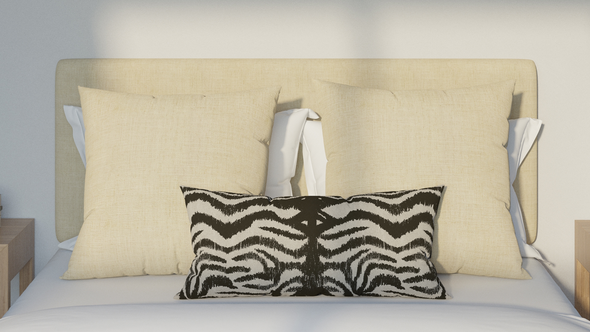 Throw Pillow 14" x 30", Zebra, 14" x 30" - Image 2