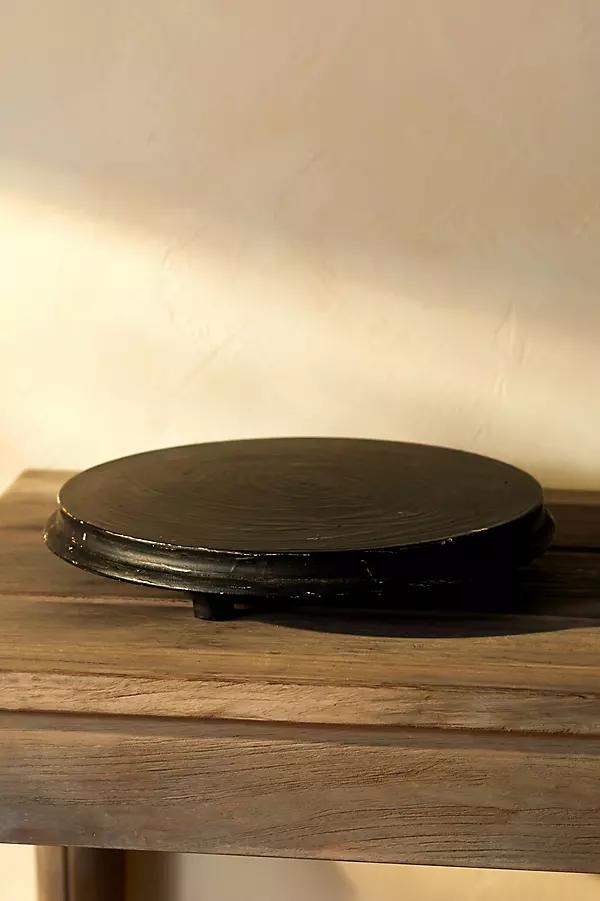 Distressed Wood Riser, Round - Image 0