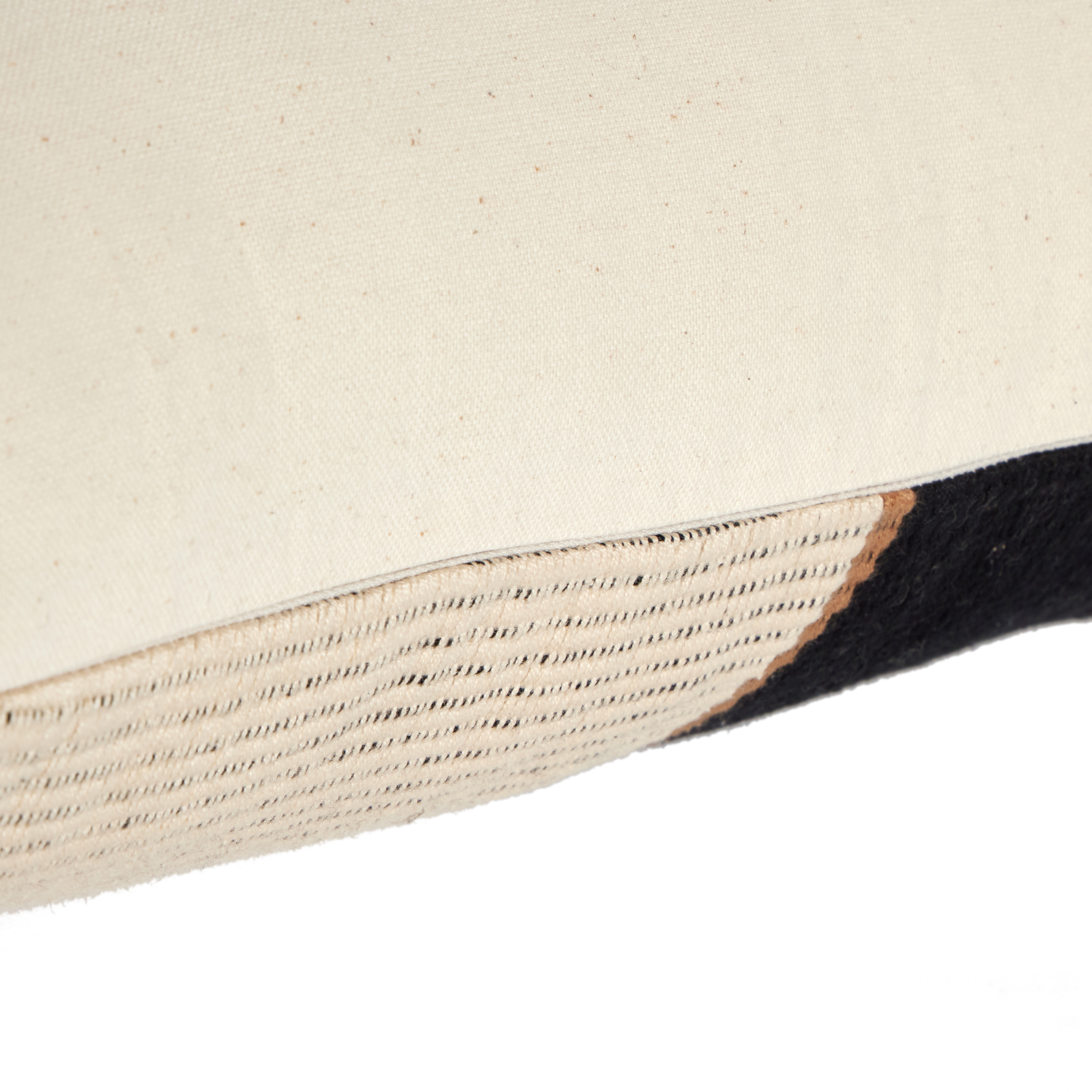 Handwoven Merido Pillow-Black-14"x20" - Image 6