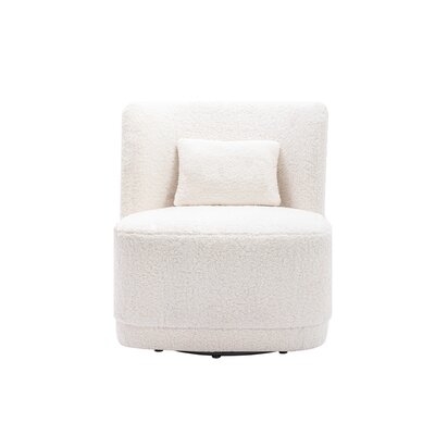 Prattsburgh 26.23'' Wide Swivel Barrel Chair(No installation requirements) - Image 1