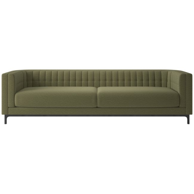 Ambroise 104" Sofa Coverlet Hunter - Image 0