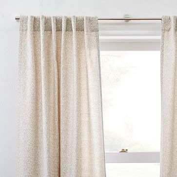 Dash Jacquard Curtain, Birch, 48"x84" - Image 3