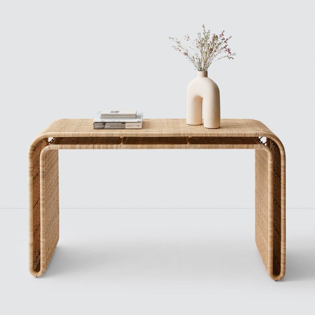The Citizenry Penida Wicker Console Table | Natural - Image 0