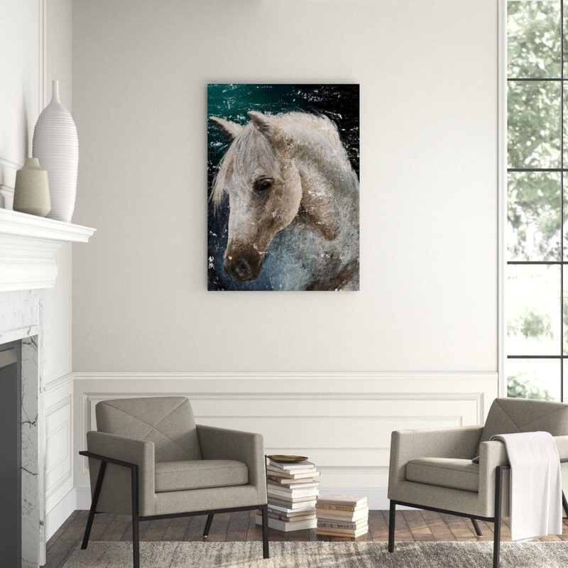 Chelsea Art Studio Horse by Sara Brown - Wrapped Canvas Graphic Art - Image 0