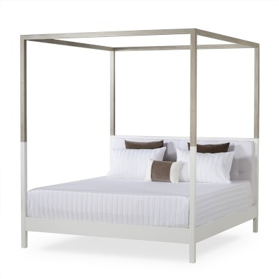 Gwyneth Poster Bed, King, Warm White - Image 0