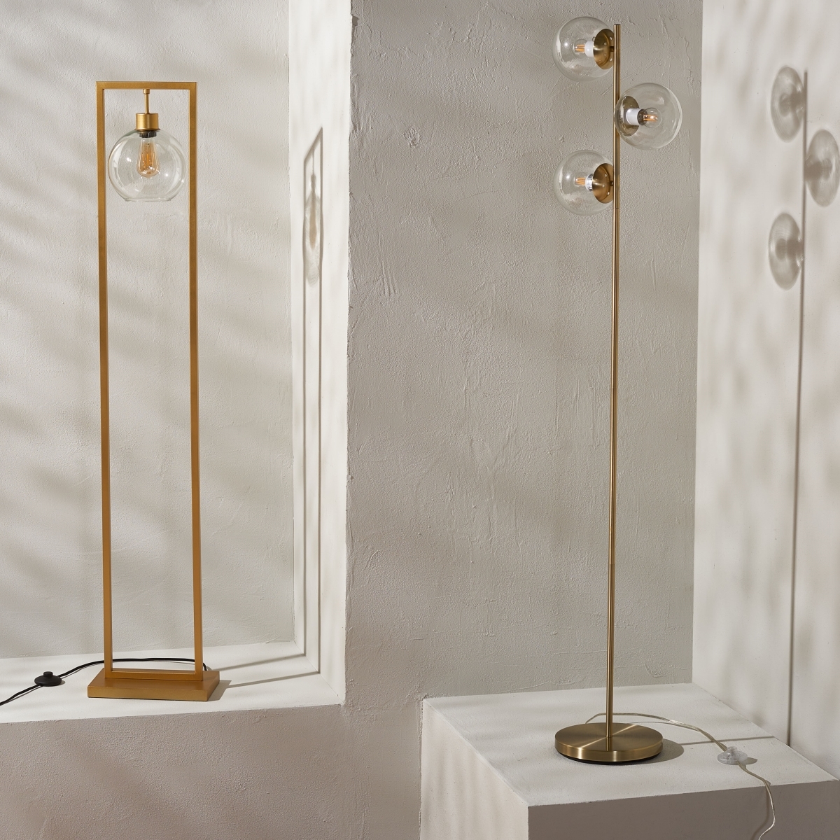 Jalisa 60" Floor Lamp - Gold - Image 1