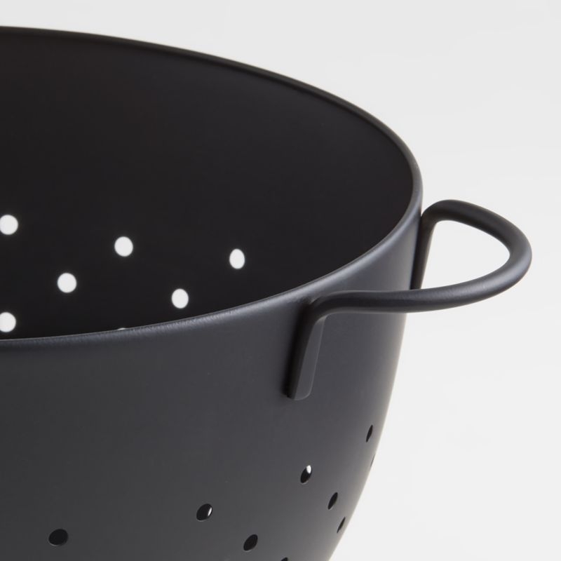 Nera Matte Black Colander - Image 2