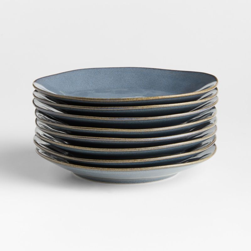 Marin Slate Blue Stoneware Salad Plate - Image 5