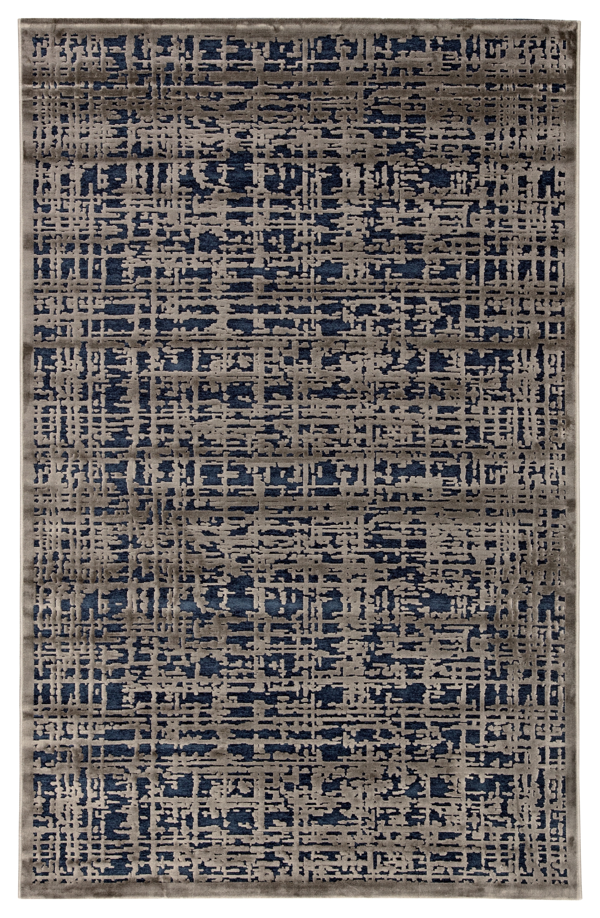 Dreamy Abstract Gray/ Blue Area Rug (9' X 12') - Image 0