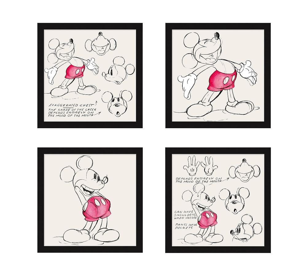 Mickey Mouse Prints, Set of 4 - Image 0