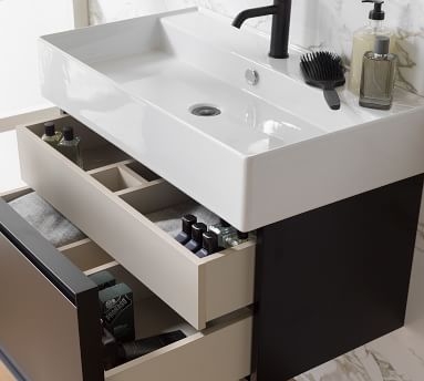 Visham 31" Single Sink Vanity, White - Image 3