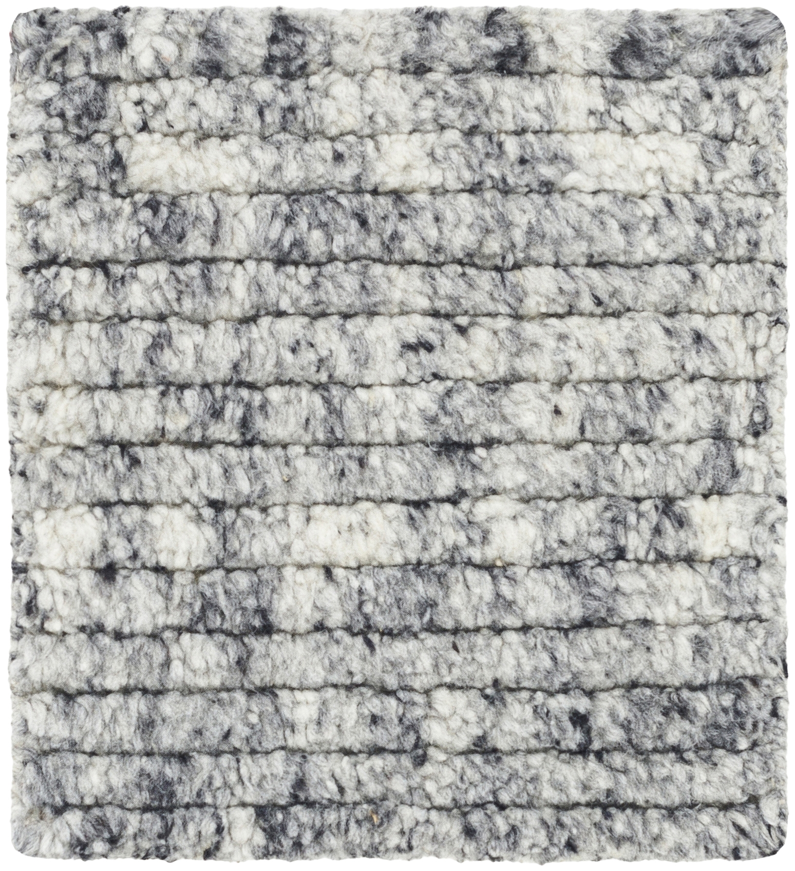 Ronin Gray Indoor 2'6" x 8' Handmade Rug - Image 0