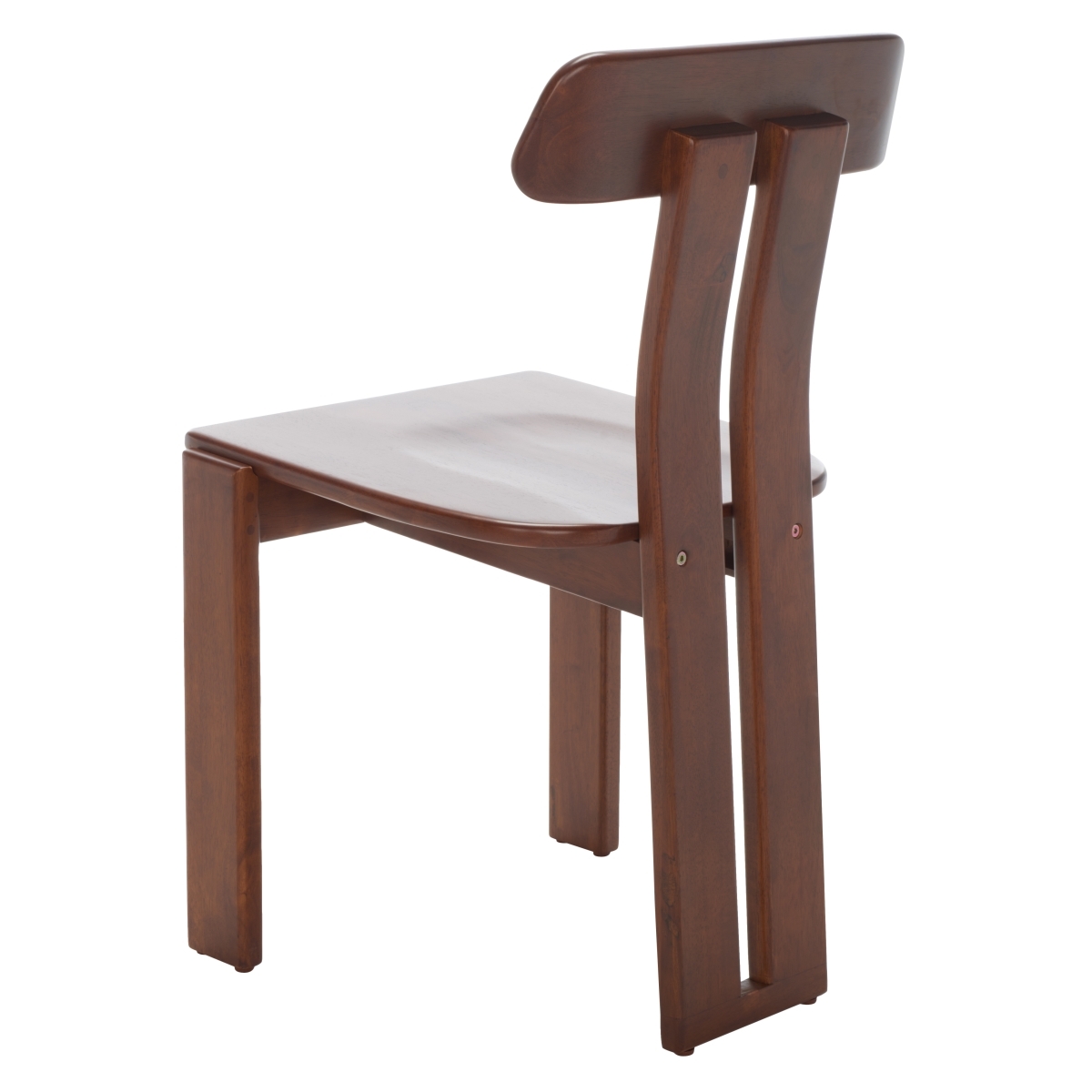 Cayde Wood Dining Chair - Walnut - Safavieh - Image 8