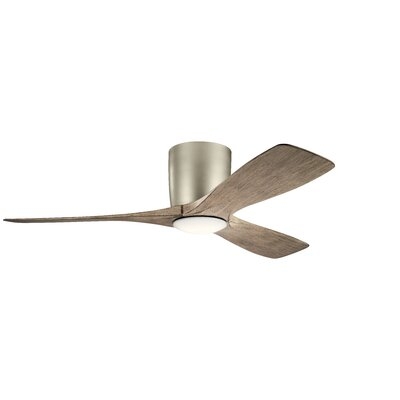 48" Mcgrew 3 Blade LED Ceiling Fan, Light Kit Included - Image 0