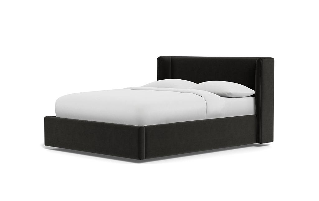 Graham Upholstered Bed with Contrast Piping and Storage Option - Image 2