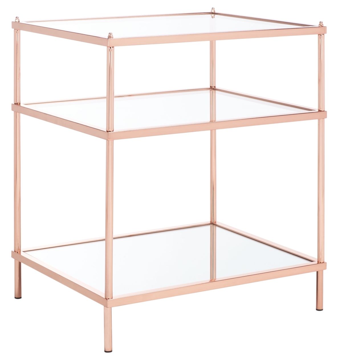 Noelia 3 Tier Accent Table - Rose Gold - Safavieh - Image 5