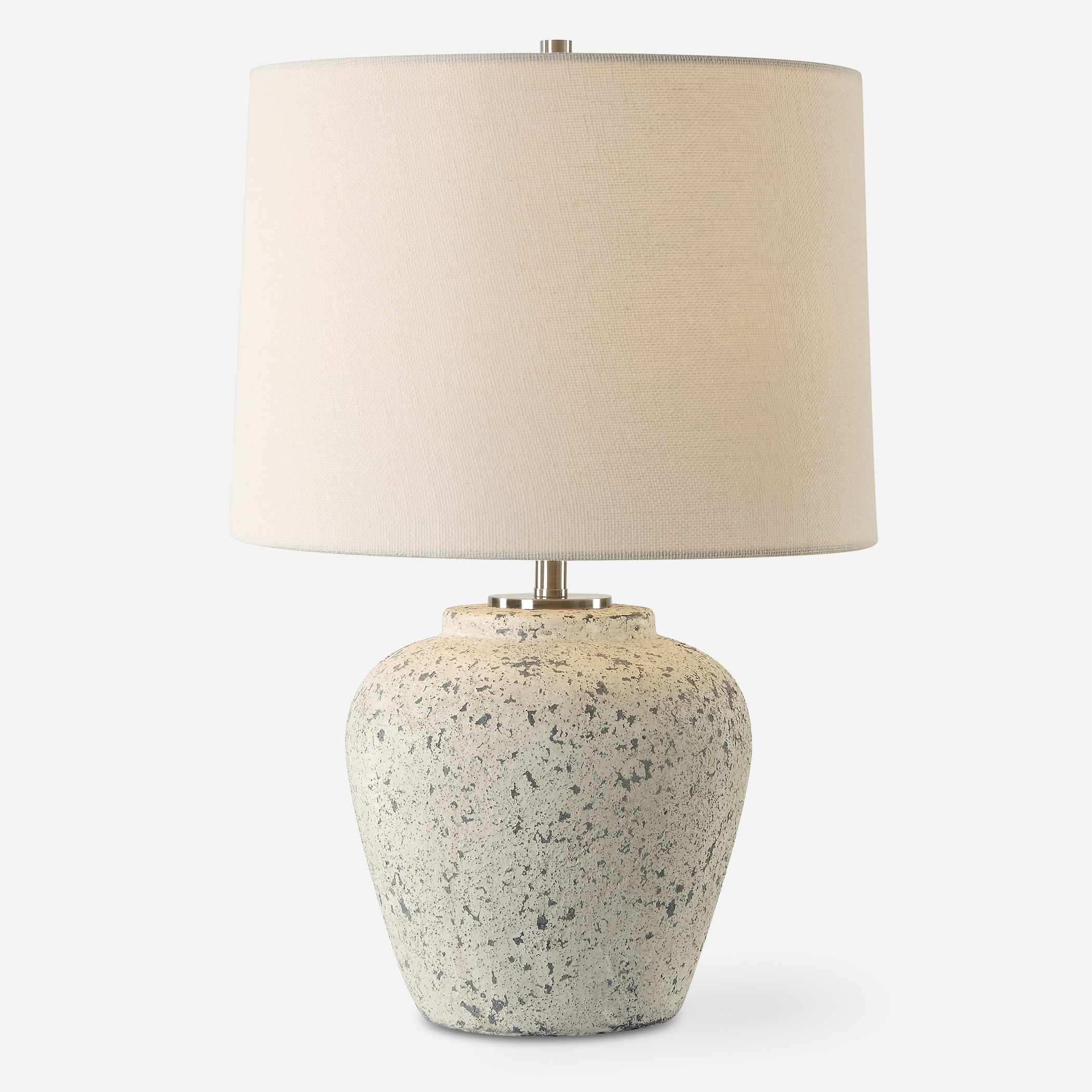 Rupture Aged Ivory Table Lamp - Image 0