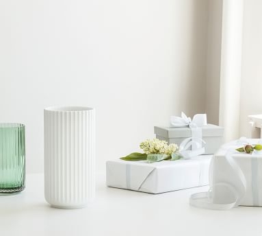 Lyngby White Porcelain Vases, XL - Image 5